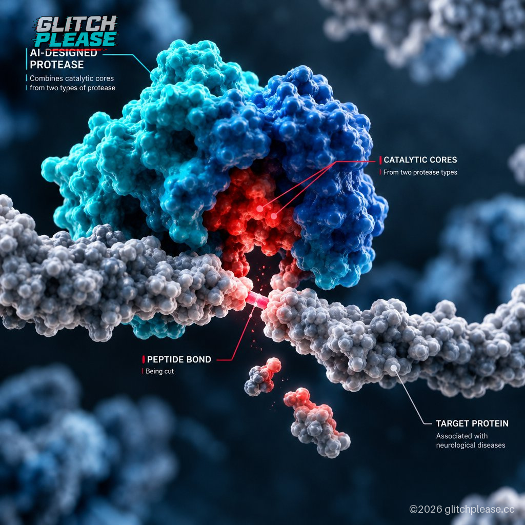 AI-designed proteases