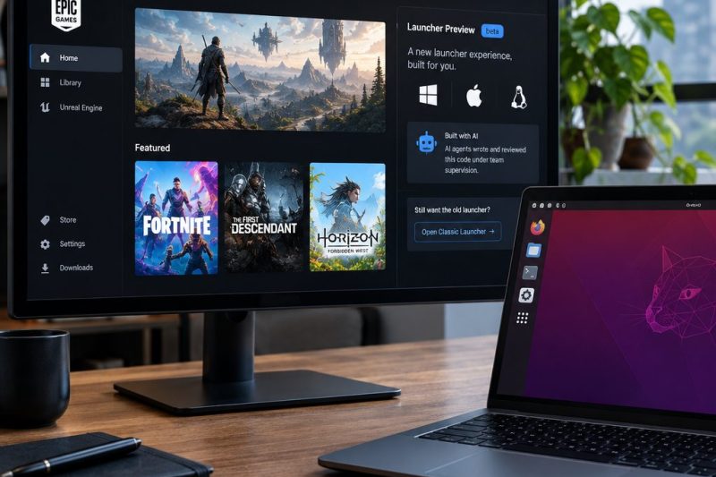 Epic’s ‘Vibe-Coded’ Games Launcher Puts Its AI Pivot on Display