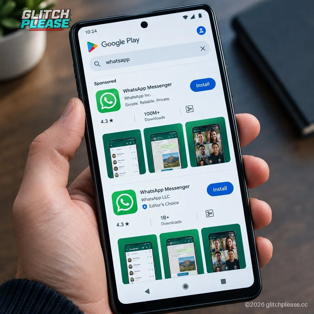 Fake WhatsApp clone on the Play Store